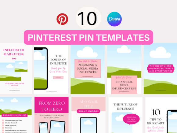 10 Pinterest Pin Templates Pack: A Strategic Asset for Visual Marketing