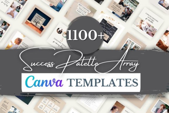 1100 Success Palette Canva Templates: Your Toolkit for Impact