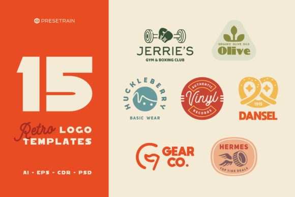 15 Retro Logo Templates Badges: A Practical Set for Vintage Branding