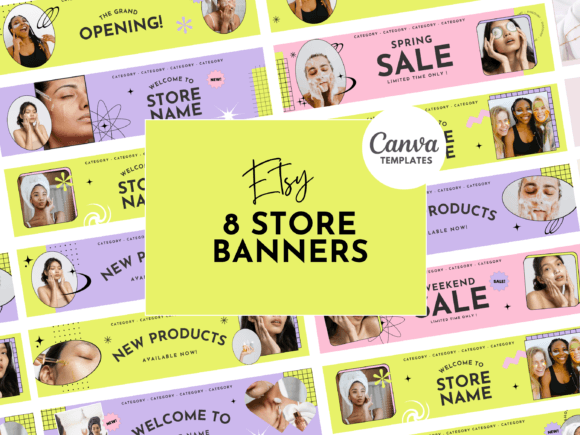 Bright Etsy Shop Banner Templates: A Professional Guide to Elevating Your Storefront