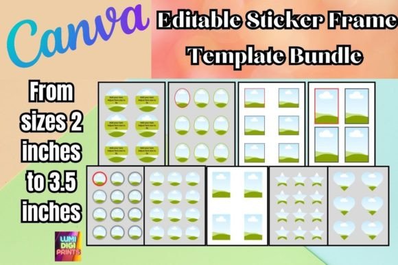 Canva Editable Sticker Templates: Effortless Custom Design