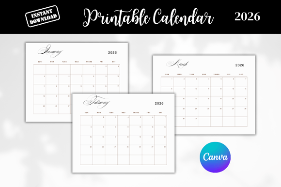 Design Your Perfect Year: The Ultimate Guide to 2026 Calendar Editable Canva Templates