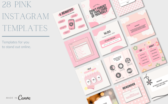 Elevate Your Feed: The Strategic Power of Pink Instagram Canva Templates
