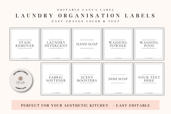 Elevate Your Home: A Practical Guide to Laundry Organization Label Templates