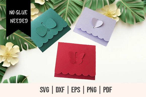Envelope Templates Bundle SVG - No Glue: Streamlining Modern Paper Crafting