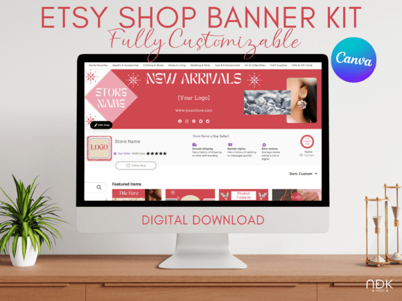 Evaluating Etsy Shop Branding Banner Templates: A Practical Look at Canva-Based Shop Kits