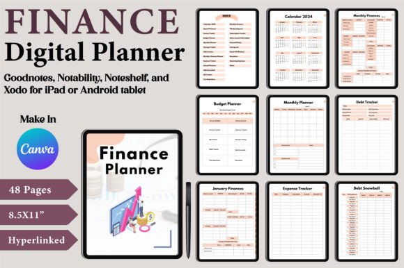 Master Your Money: How Digital Finance Planner Canva Templates Revolutionize Personal Budgeting