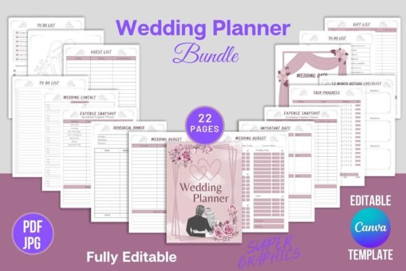 Master Your Timeline: Essential Advice for Using Editable Wedding Planner Canva Templates
