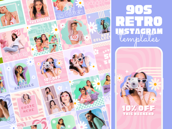 Retro Y2K Instagram Templates: A Strategic Approach to Visual Branding