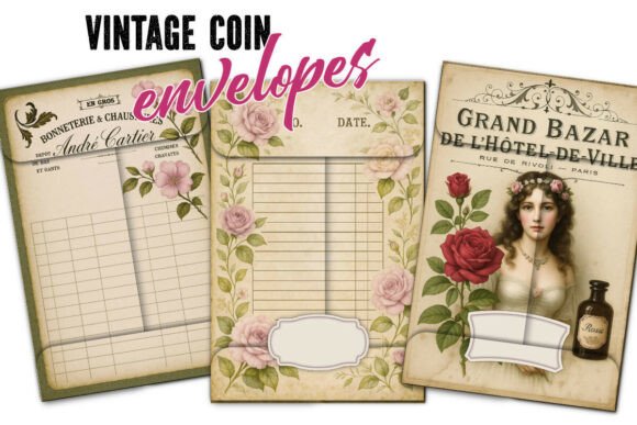 The Enduring Charm of Vintage Floral Envelope Templates in Modern Crafting